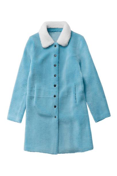 istock Faux fur coat isolated 1360017293