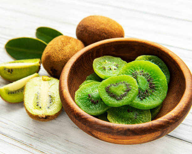 istock Pieces of dry kiwi 1360018963