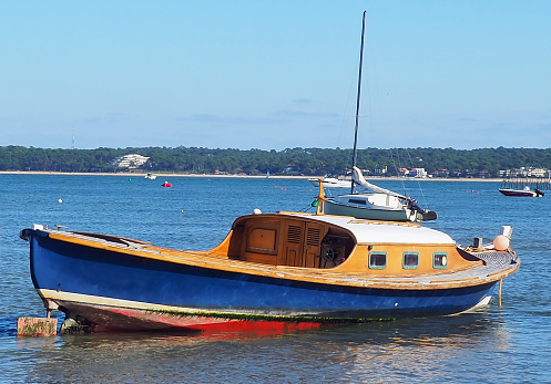 the pinasse is the traditional boat for fishermen from the Arcachon basin, in Nouvelle-Aquitaine, in the south-west of France.