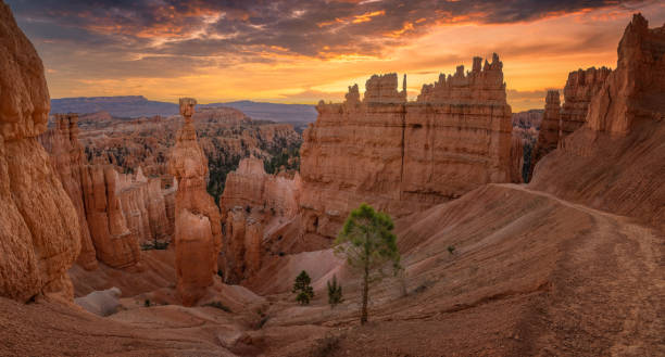 istock Bryce Canyon National Park with sunset 1360027316