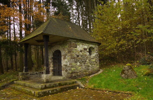 istock Chapel in a forest in Bavaria,Germany 1360030499