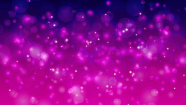 lila glitzernde lichter hintergrundbild. - glitter purple backgrounds shiny stock-grafiken, -clipart, -cartoons und -symbole