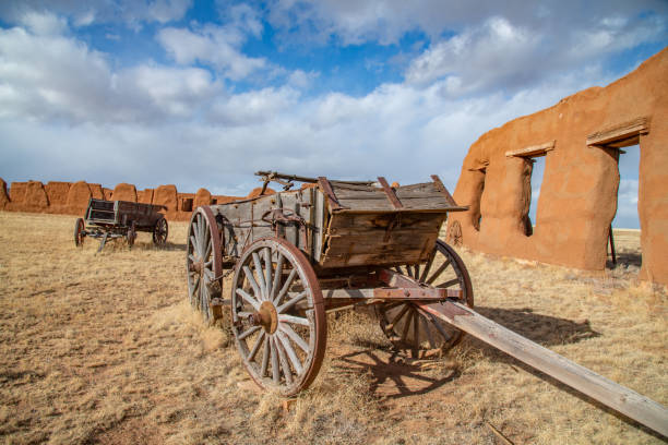 istock Fort Union preservation original brick wall in New Mexico 1360041481
