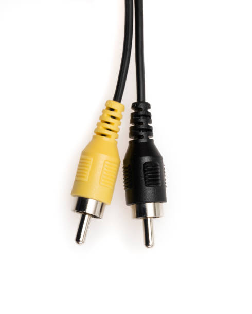 istock Coaxial stereo connector for connecting audio components 1360048050