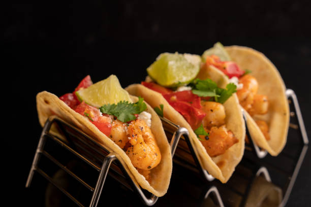 istock Shrimp Street Tacos 1360050181