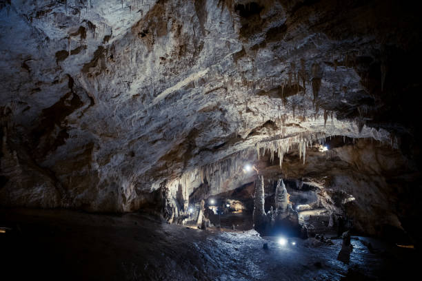 istock Giant stalagmite in a an underground cave 1360074175