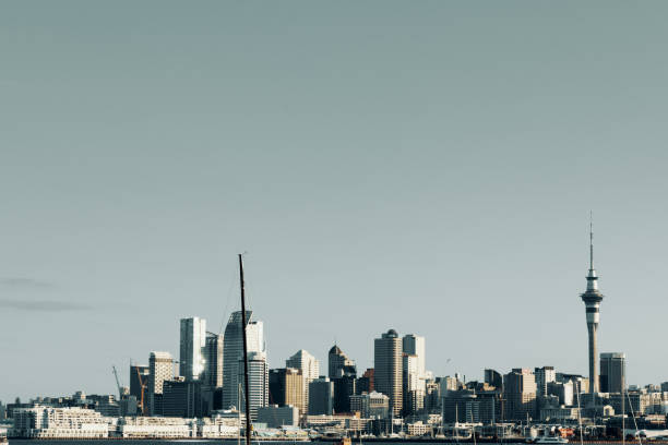 istock Auckland City harbour Skyline 1360075927