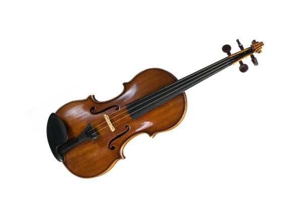 istock Violin also called fiddle, a stringed musical instrument from the viol family, used in string quartet, chamber music and symphony orchestra, isolated on a white background, copy space 1360078173