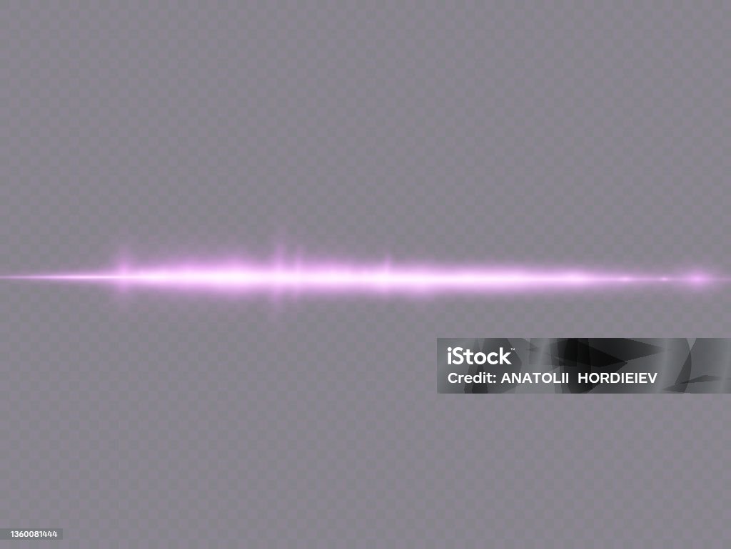 Random Violet Line Horizontal Violet Light Rays Flash Purple Line Stock Illustration ...