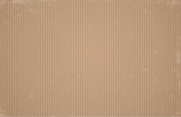 오래된 공예 용지 또는 판지의 벡터 그림 - carton backgrounds box brown stock illustrations