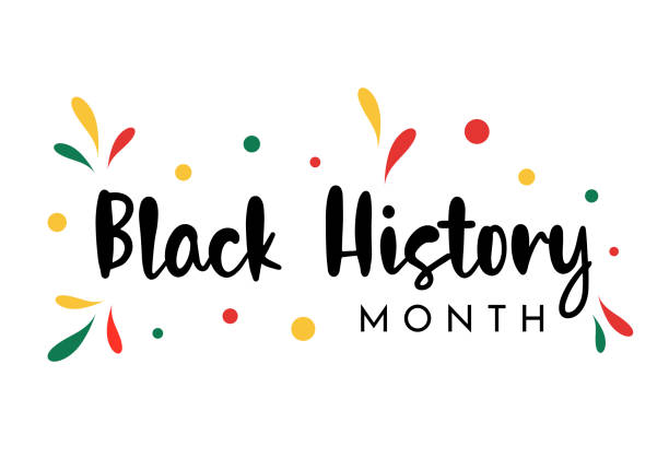 Black History Month colorful background. Vector Black History Month colorful background. Vector illustration. EPS10 black civil rights stock illustrations