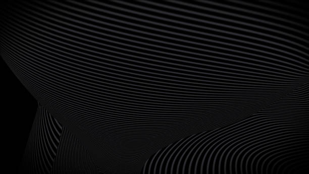 3D rendering of spiral gray swirl lines on a twisted surface. Minimalistic design. Decorative backgrounds for presentations, holidays, filming. Cover design template, business flyer layout, wallpaper