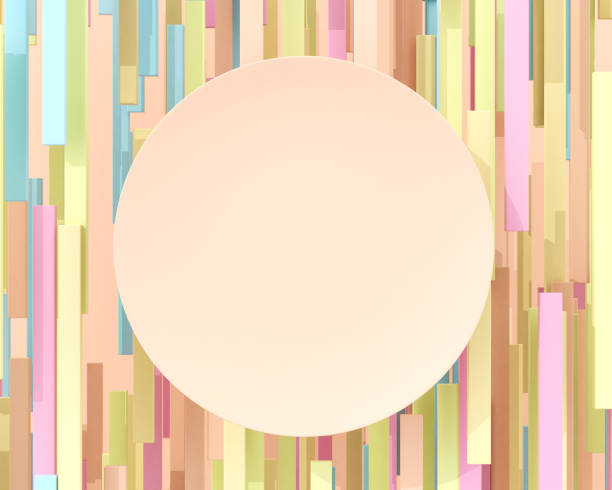Colorful Geometric Background with Copy Space