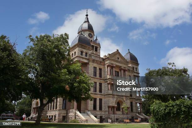 Denton County Courthouse In Downtown Denton Tx Stock Photo - Download Image Now - Denton - Texas, Texas, Town Square