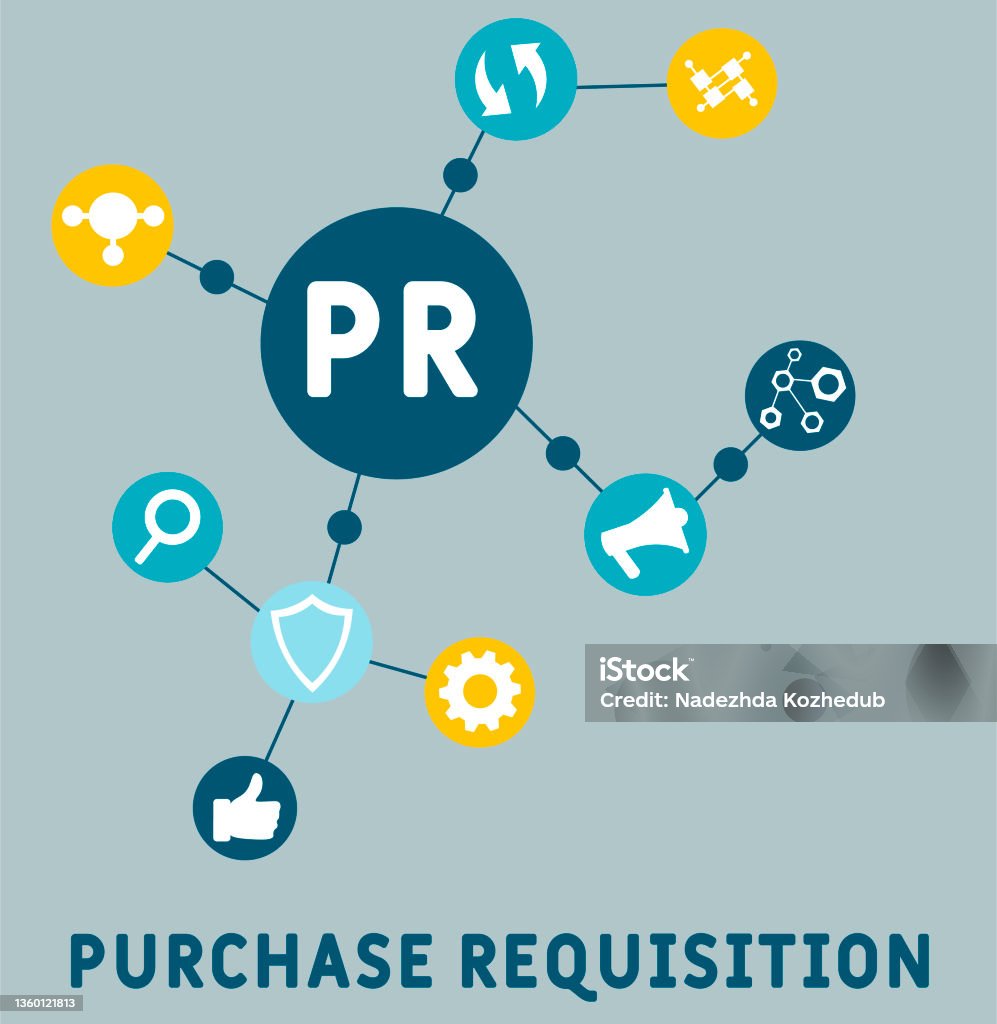 Pr Request Vector Pr Purchase Requisition Acronym Stock Illustration - Download Image Now ...