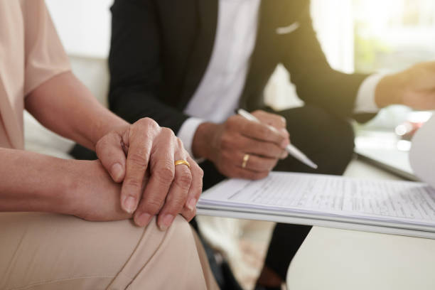 istock Filling Life Insurance Policy 1360123747