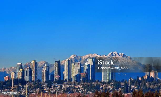 New Residential Area In Burnaby City Stock Photo - Download Image Now - British Columbia, Burnaby, Real Estate