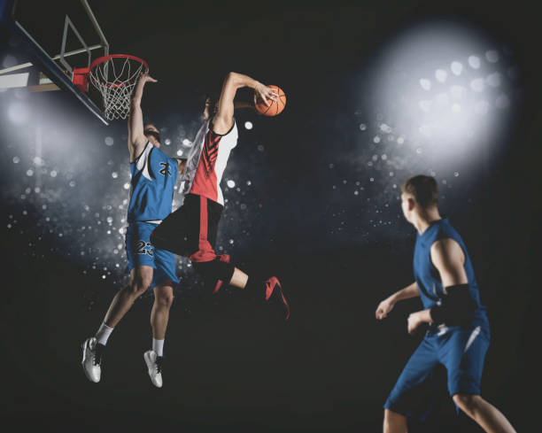 istock Basketball player players in action. Matte image 1360132448