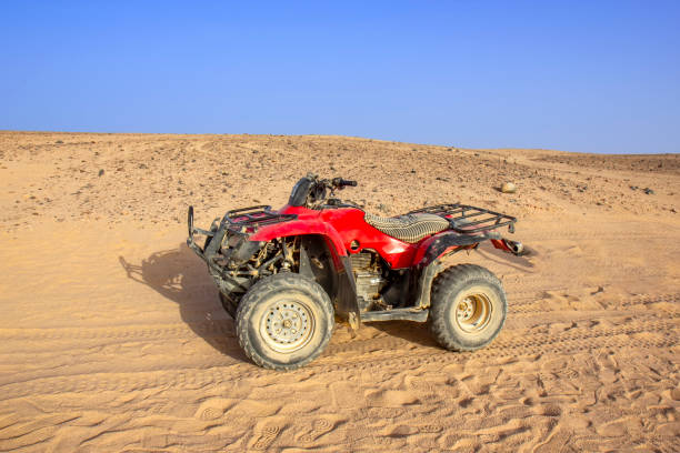 istock Atv vehicle in Egypt desert 1360141258