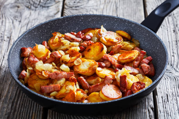 istock Bratkartoffeln, german potato with bacon and onion 1360148641