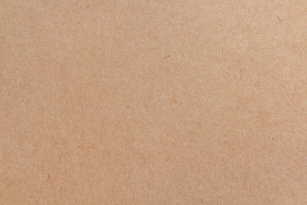 fond de texture de feuille de carton, motif de papier kraft brun avec un style vintage. - brown paper paper striped corrugated cardboard photos et images de collection