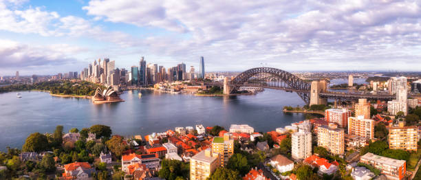 istock Elevated Kirrilli Harbour Houses pan 1360154493