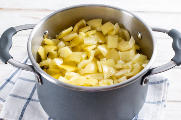 istock Vegetables for preparing salad for the winter. Home preparation, canning. Step by step. 1360181512
