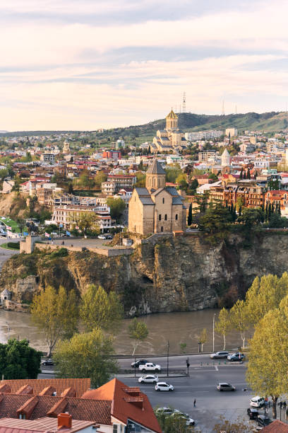 istock Aerial view of Tbilisi from the observation deck 1360181533