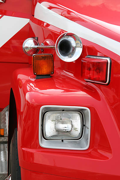 istock Fire Truck Lights And Horn 136019556