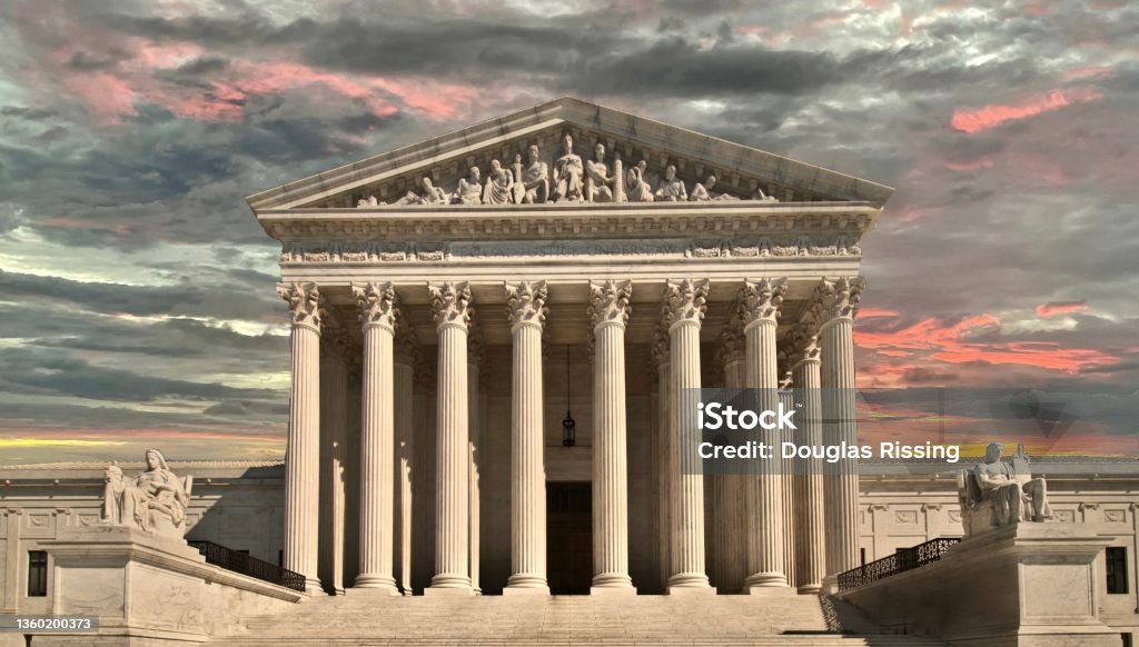 U.S. Supreme Court - Republican Controlled Court - Washington D.C. Protest Stock Photo