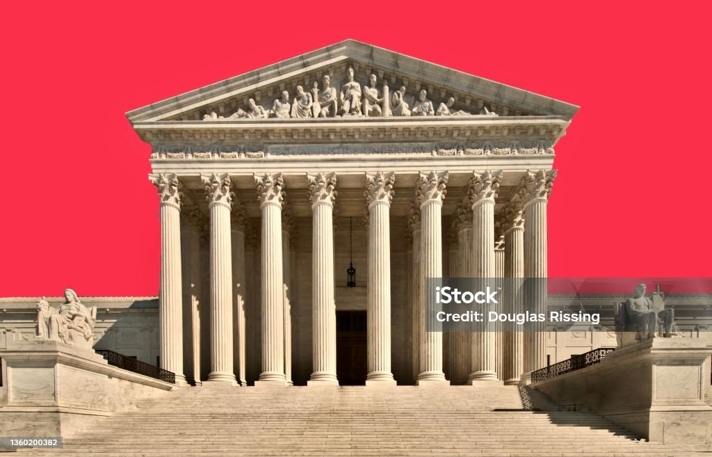 U.S. Supreme Court - Voting Rights and Election Security Abortion Stock Photo