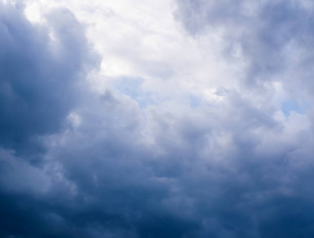 istock Blur soft dark blue white abstract background for technology concept. 1360202770
