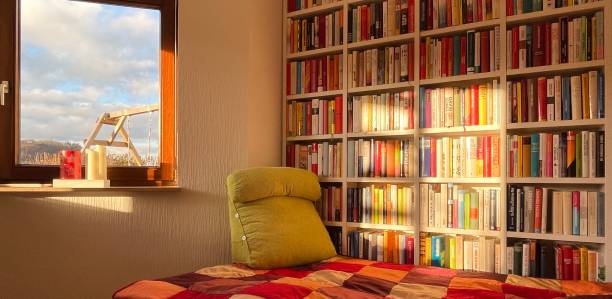 istock Sunny afternoon in the library 1360204620