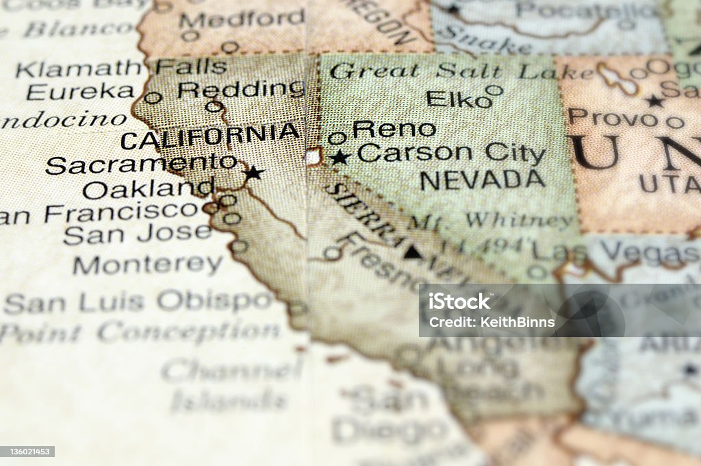California, - Lizenzfrei Kalifornien Stock-Foto