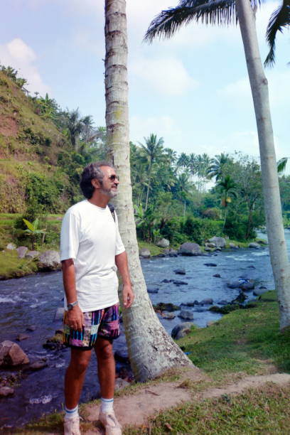 istock The nineties. Hiking in Sungai Ayung Valley neerby Ubud. Bali, Java - Indonesia. 1360217063