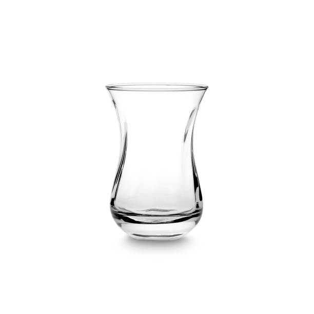 istock turkish tea glass on white background 1360222033