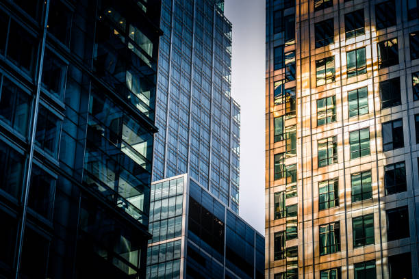 istock Modern office building detail, London 1360228521