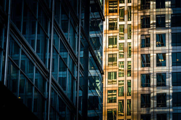 istock Modern office building detail, London 1360228524