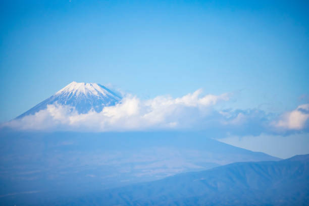 istock Cloud in the blue sky at Mt.Fuji in Japan 1360229288