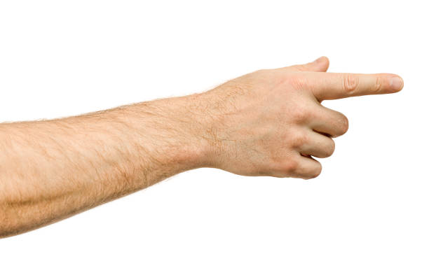 istock male hand shows index finger 1360231693