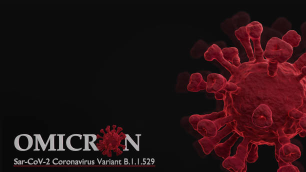 istock 3d illustration rendering. Coronavirus Variant Omicron, which new strain of coronavirus. 1360239978