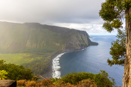 Stunning view from Waipio Valley Lookout, Big Island, Hawaii
