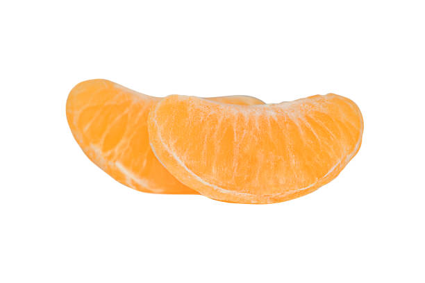 istock Two wedges of mandarin 1360245482