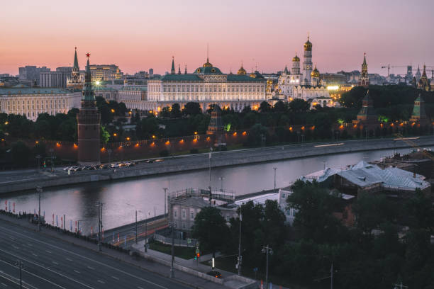 istock The Moscow Kremlin and  a river 1360247045