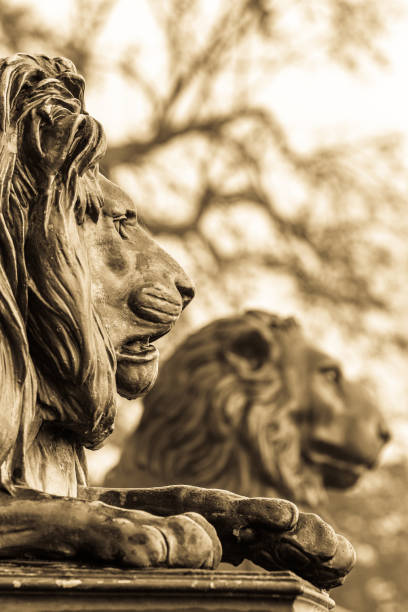 istock historic lion statue at the lake starnberg 1360248185