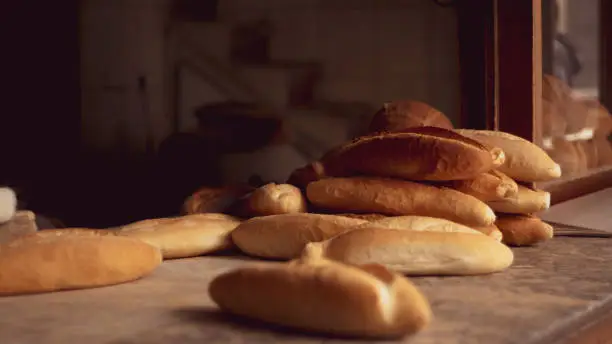 Local Stone Oven In Turkey, Urla İzmir, Fresh Baked Bread