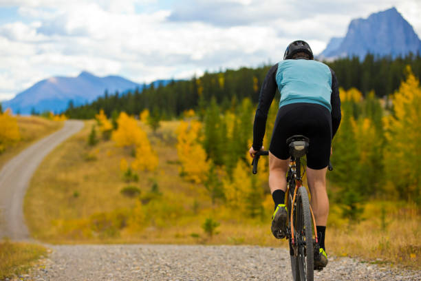 istock Canada Gravel Road Bicycle Ride 1360267220