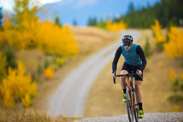 istock Gravel Road Bicycle Ride 1360268303