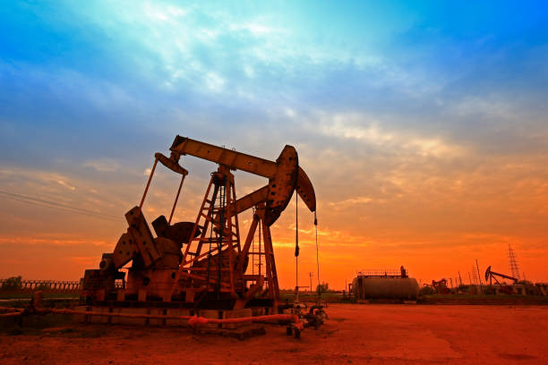 istock The oil pump, industrial equipment 1360272168
