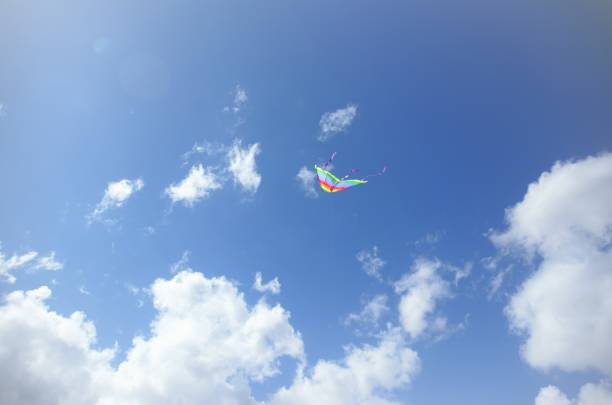 istock colorful kite flying in the blue sky 1360274953